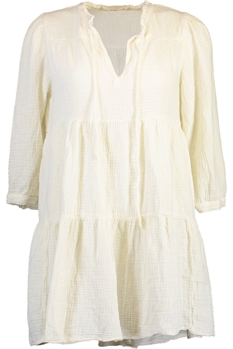 HONORINE-New Short Giselle Dress - Pearl-