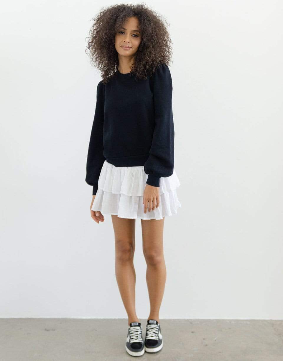 HONORINE-White Pixie Skirt-