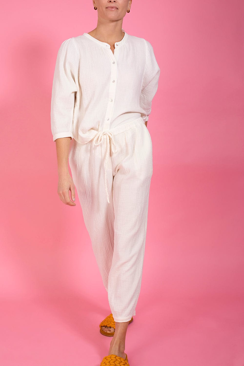 HONORINE-Chloe Top - Pearl-