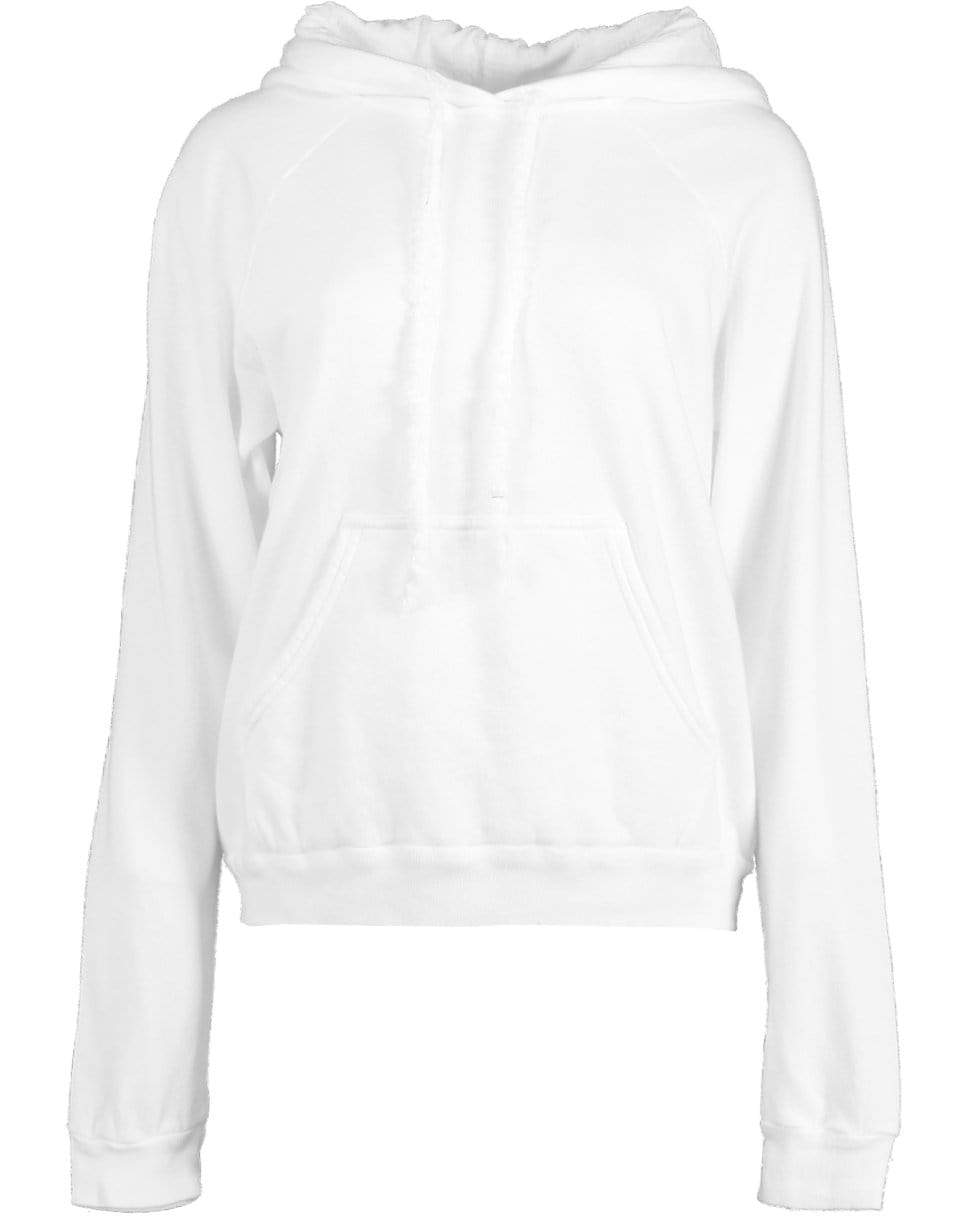 HONORINE-White Noah Hoodie Sweatshirt-
