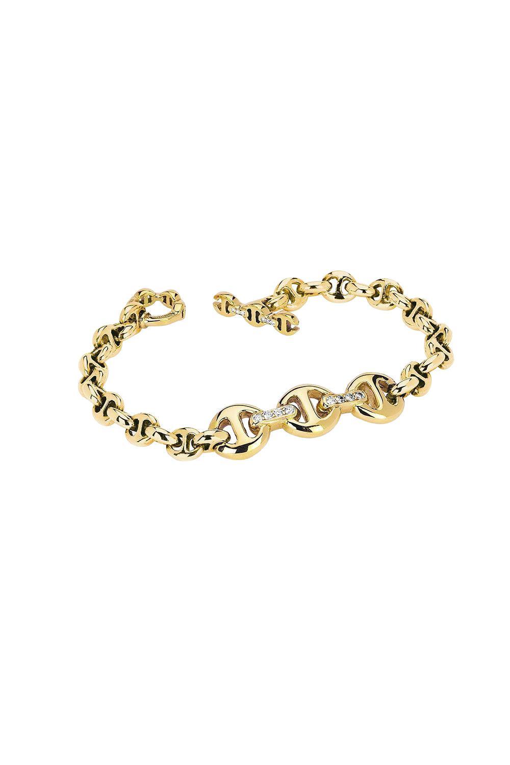 ID Diamond Toggle Bracelet-YELLOW GOLD-JEWELRYFINE JEWELBRACELET O-HOORSENBUHS