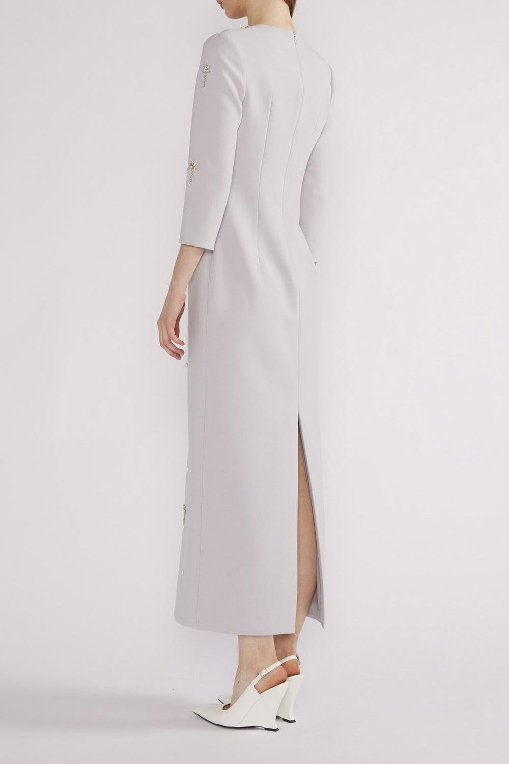  Skye Midi Dress-GREY-4-CLOTHINGDRESSCOCKTAIL-HUISHAN ZHANG 