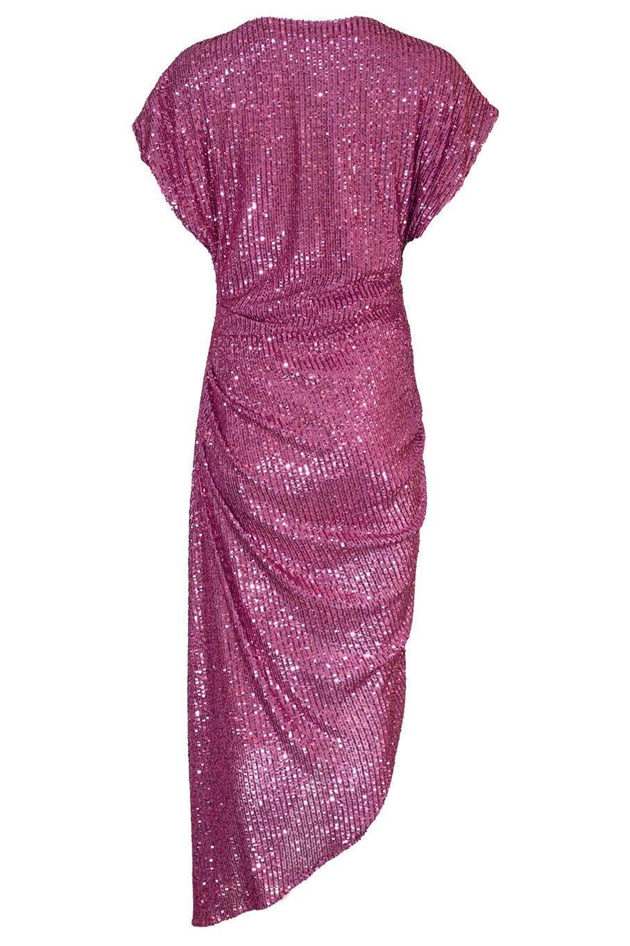 IN THE MOOD FOR LOVE-Bercot Dress - Pompadour Pink-