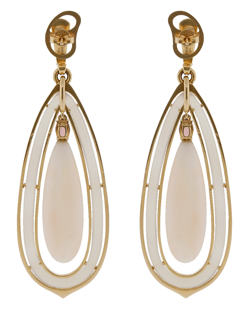 INBAR-Angelskin Coral Earrings-ROSE GOLD