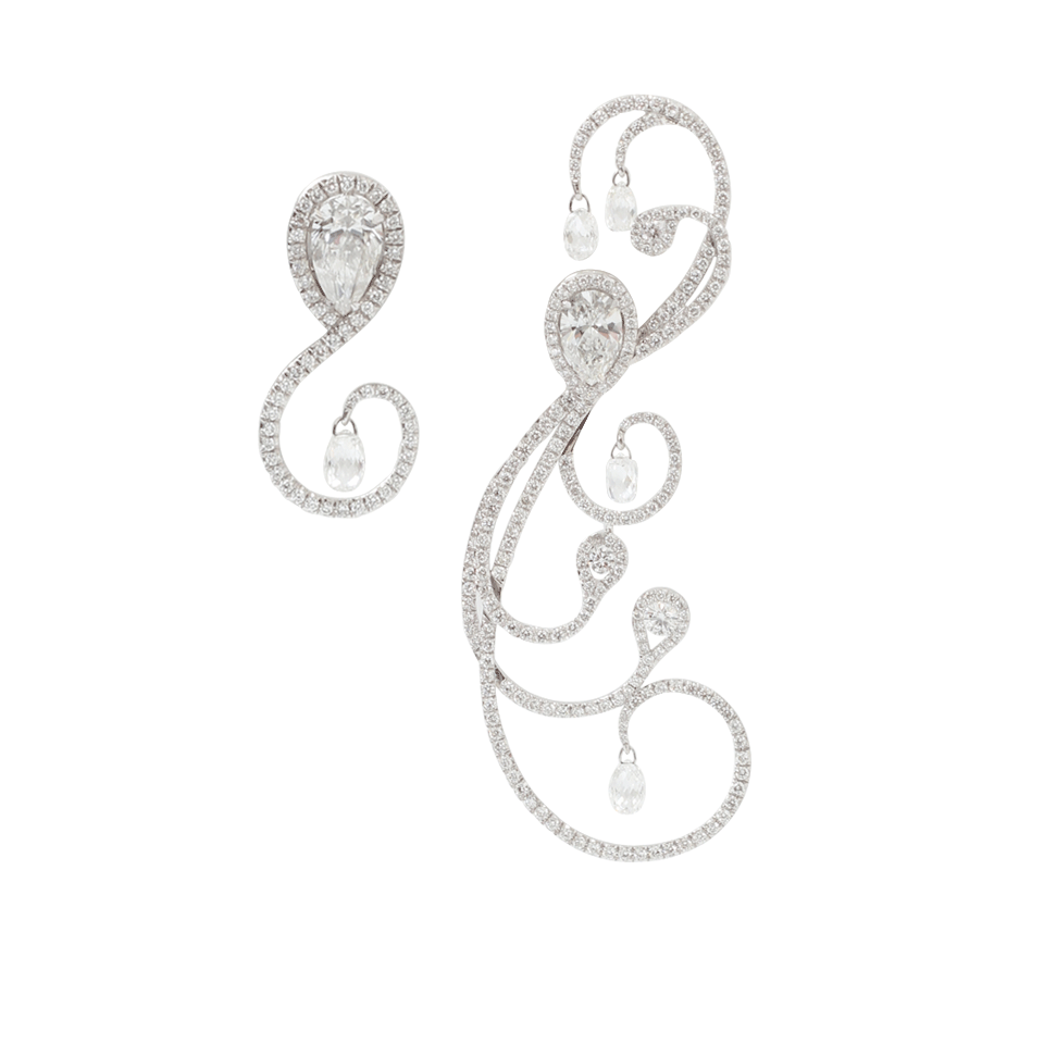 INBAR-Festival Diamond Earrings-WHITE GOLD