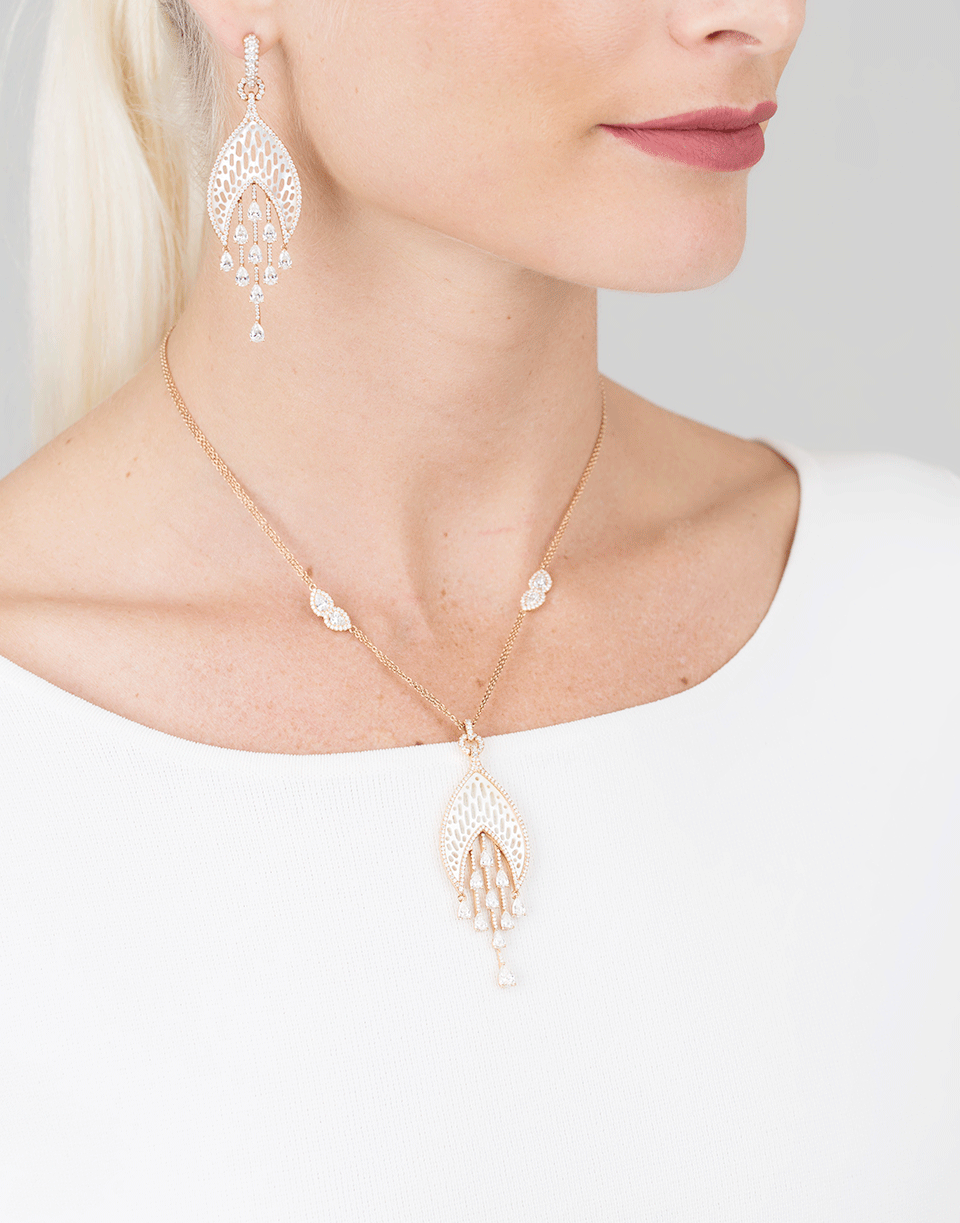 INBAR-Rain Necklace-ROSE GOLD