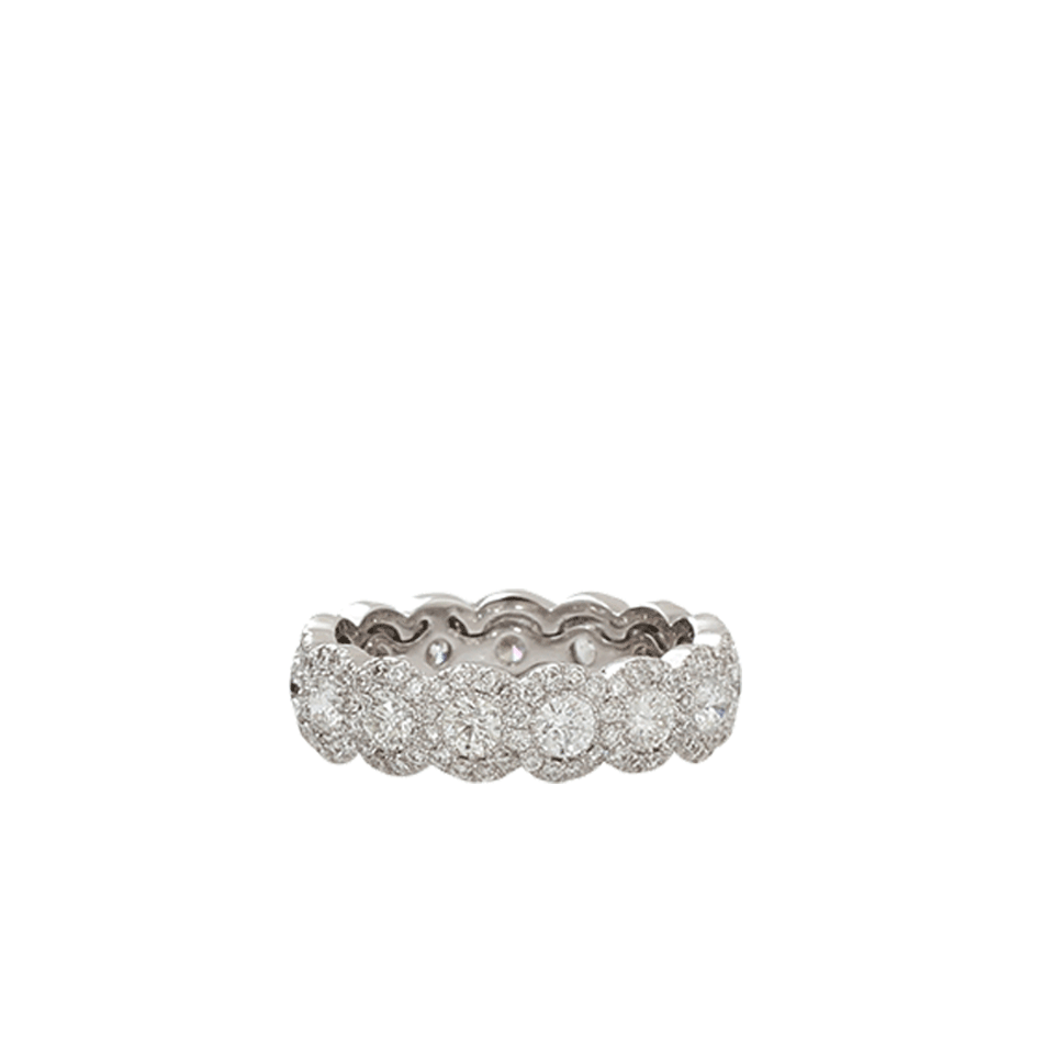 INBAR-Round Diamond Eternity Band-WHITE GOLD