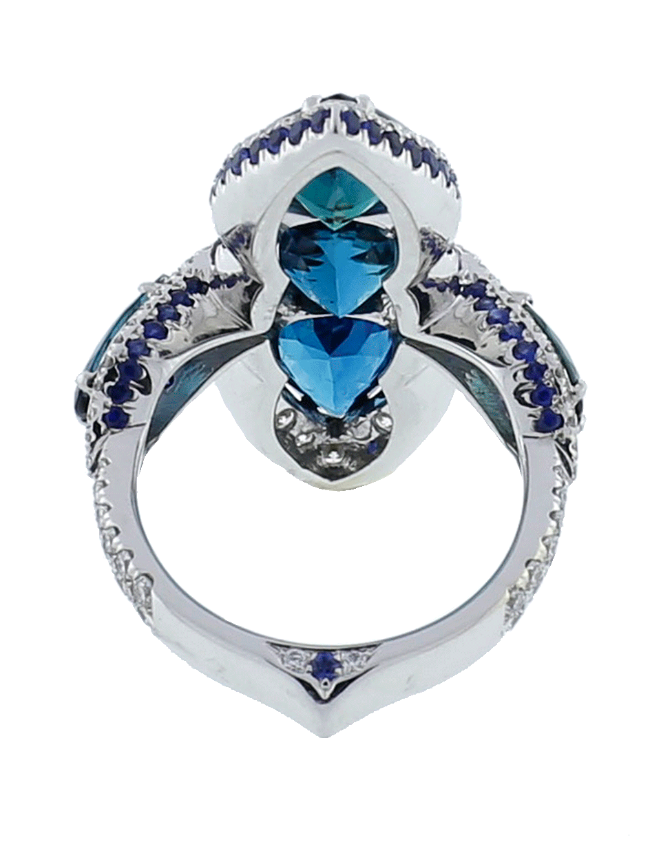 INBAR-Tourmaline Ring-WHITE GOLD