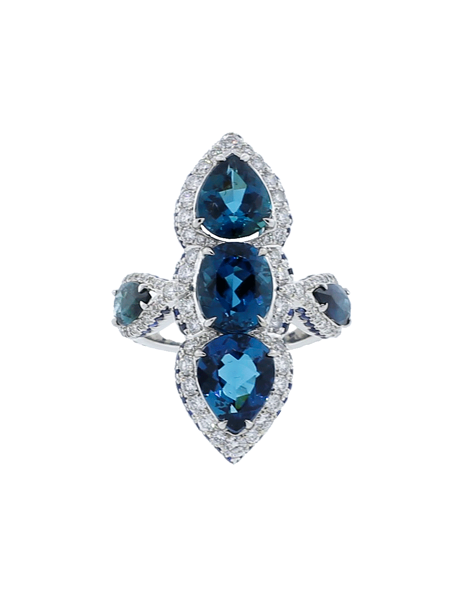 INBAR-Tourmaline Ring-WHITE GOLD