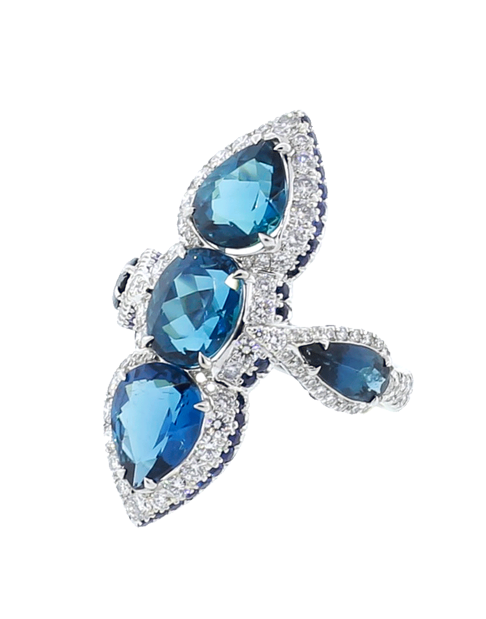 INBAR-Tourmaline Ring-WHITE GOLD