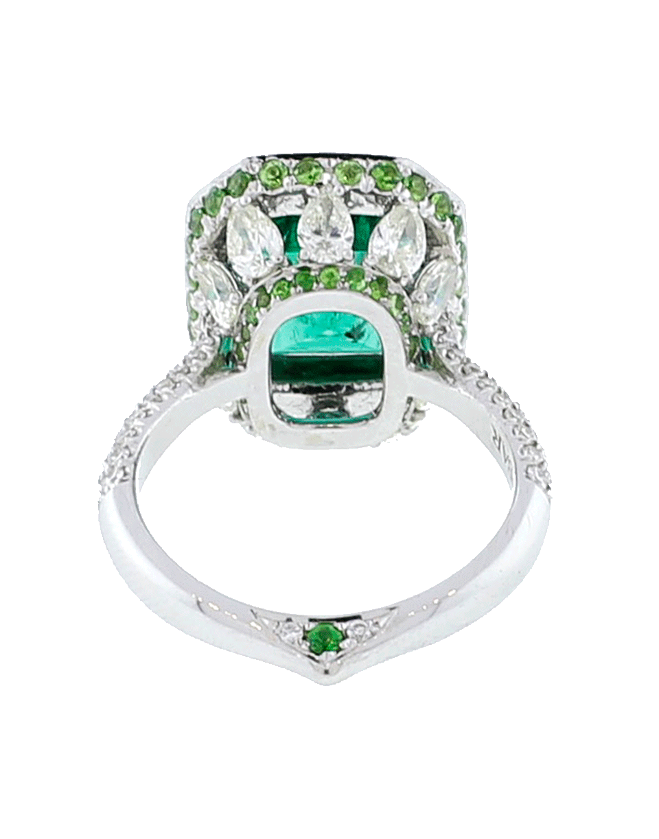 INBAR-Emerald Ring-WHITE GOLD