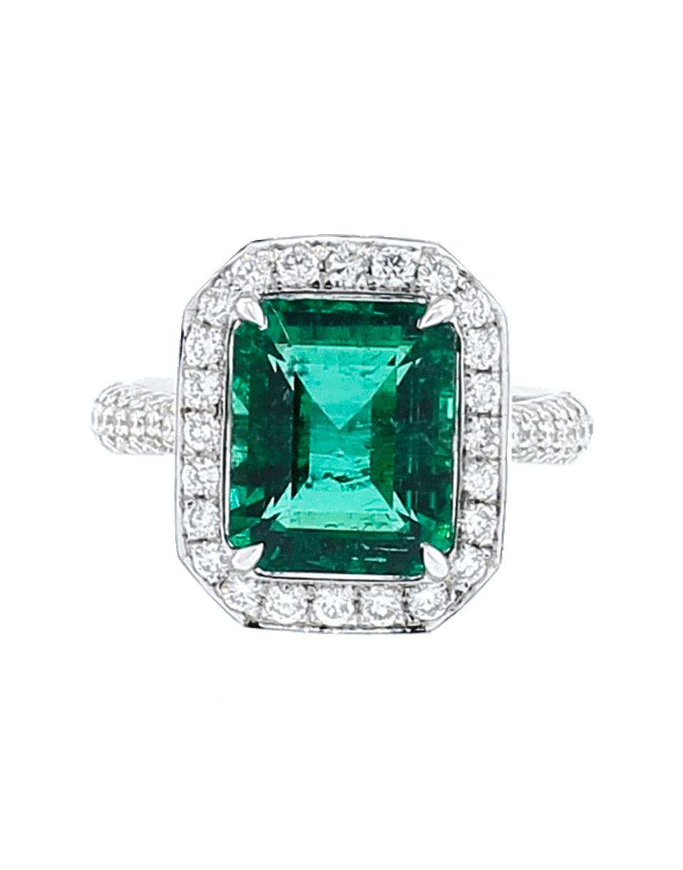 INBAR-Emerald Ring-WHITE GOLD