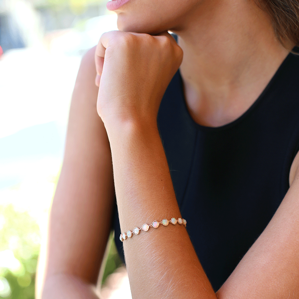 IRENE NEUWIRTH JEWELRY-Crystal Opal Bracelet-ROSE GOLD