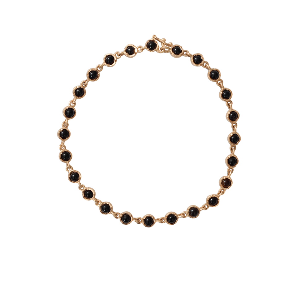 IRENE NEUWIRTH JEWELRY-Onyx Bracelet-ROSE GOLD