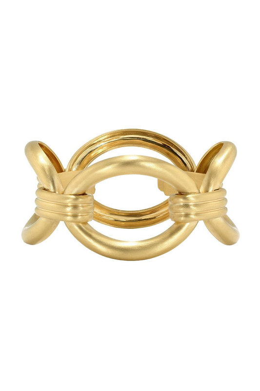 Heroic Extra Large Triple Oval Link Bracelet-YELLOW GOLD-JEWELRYFINE JEWELBRACELET O-IRENE NEUWIRTH JEWELRY
