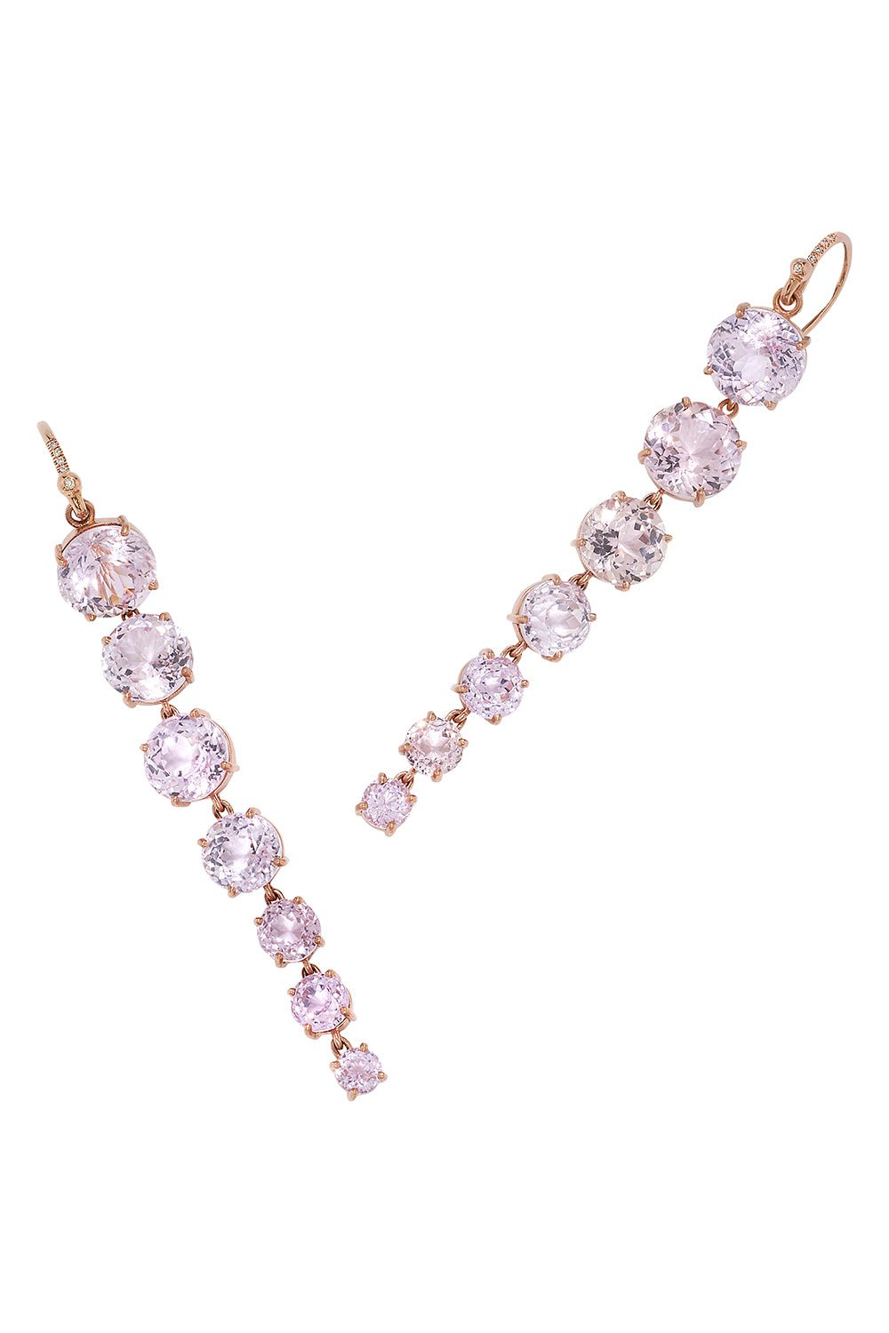 IRENE NEUWIRTH JEWELRY-Gemmy Gem Kunzite Drop Earrings-ROSE GOLD