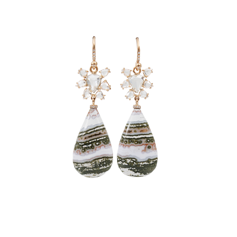 IRENE NEUWIRTH JEWELRY-Jasper Drop Earrings-ROSE GOLD