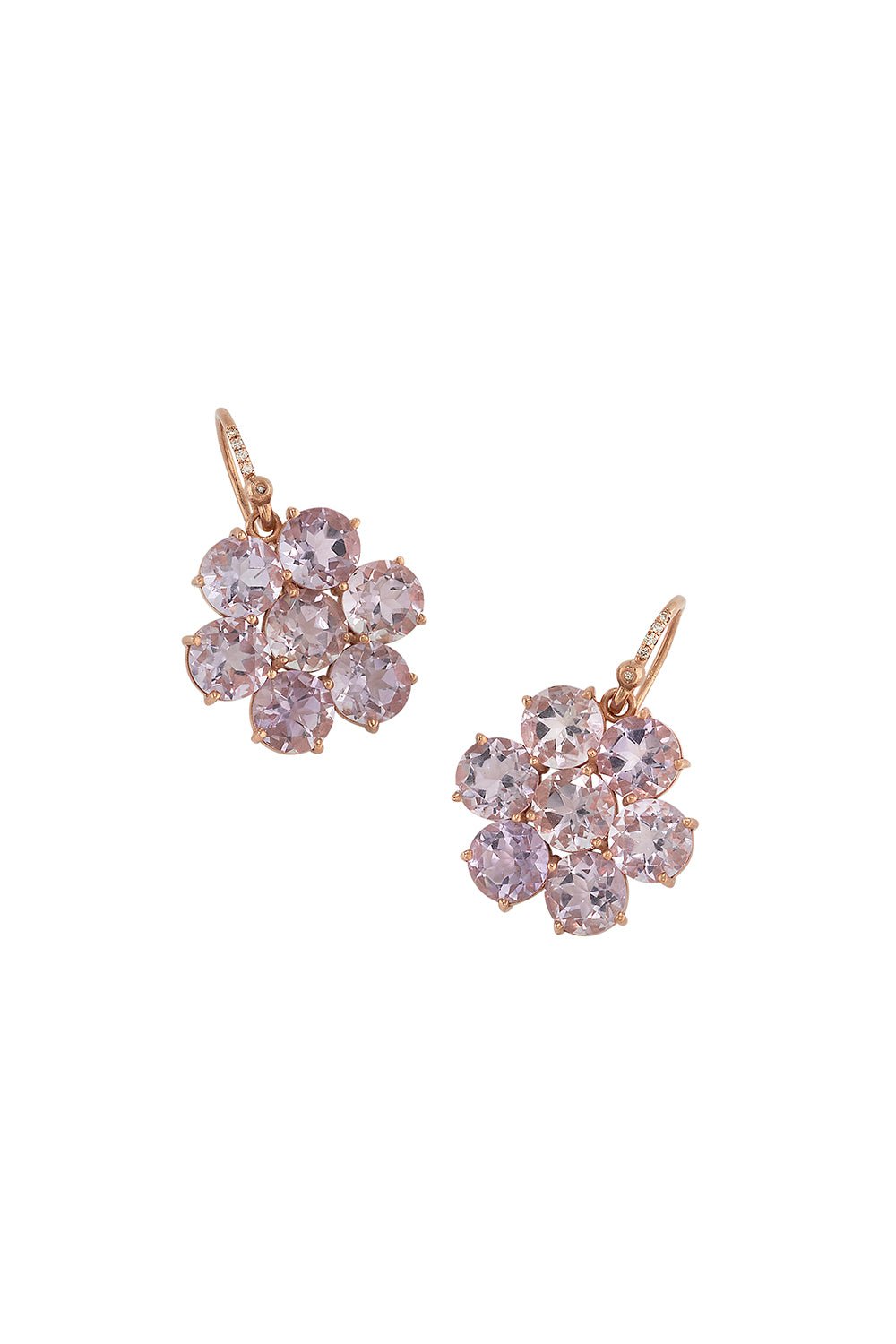 IRENE NEUWIRTH JEWELRY-Rose Of France Classic Floret Earrings-ROSE GOLD