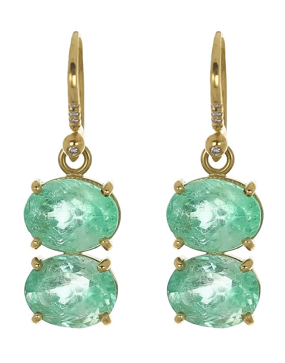 IRENE NEUWIRTH JEWELRY-Gemmy Gem Emerald Earrings-YELLOW GOLD