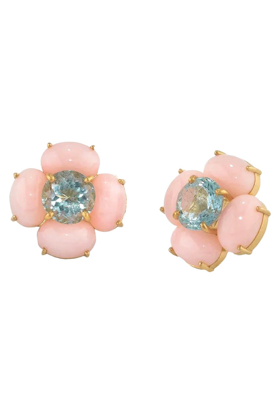 IRENE NEUWIRTH JEWELRY-Posy Studs-YELLOW GOLD