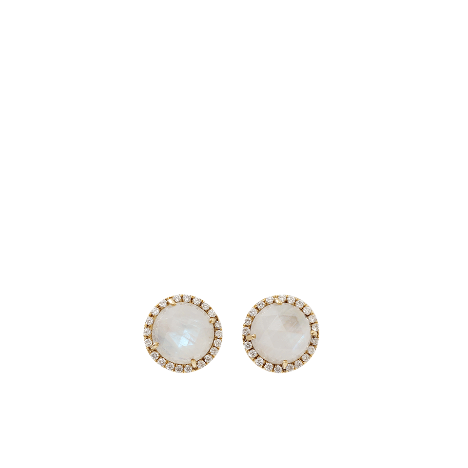 IRENE NEUWIRTH JEWELRY-Rainbow Moonstone Earrings-YELLOW GOLD