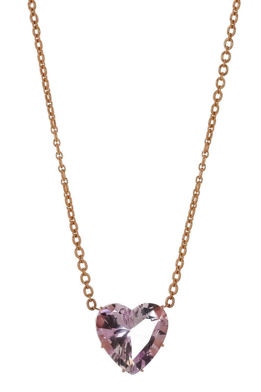 Rose Of France Heart Love Neecklace