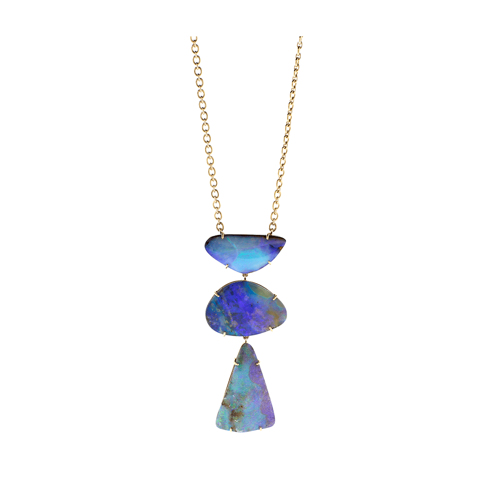 IRENE NEUWIRTH JEWELRY-Boulder Opal Necklace-ROSE GOLD