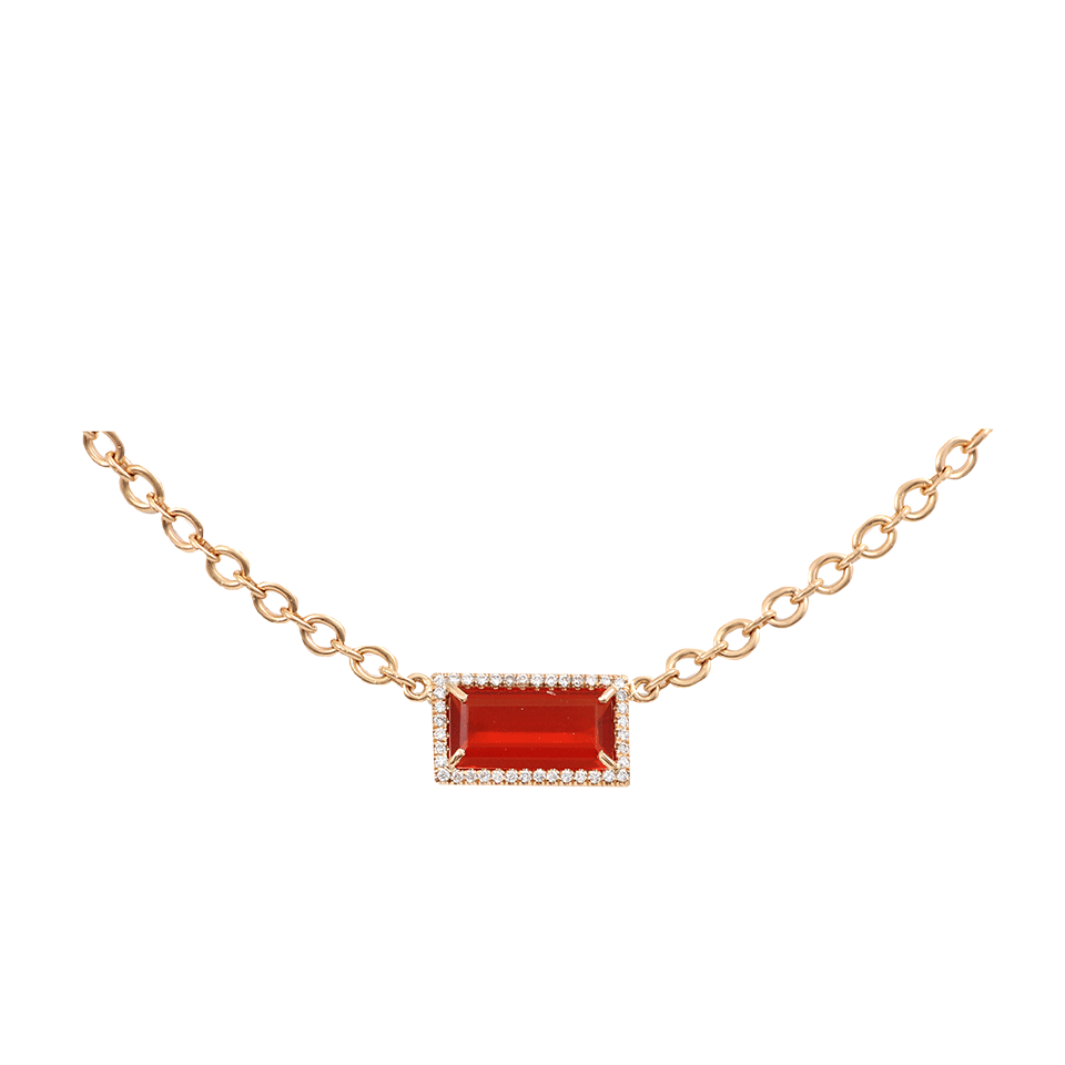 IRENE NEUWIRTH JEWELRY-Limited Edition Fire Opal Necklace-ROSE GOLD