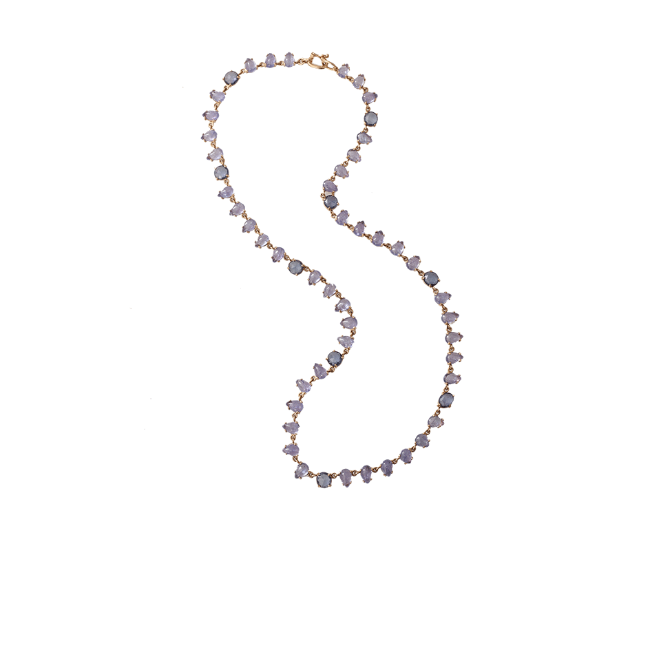 IRENE NEUWIRTH JEWELRY-Limited Edition Tanzanite And Sapphire Necklace-ROSE GOLD