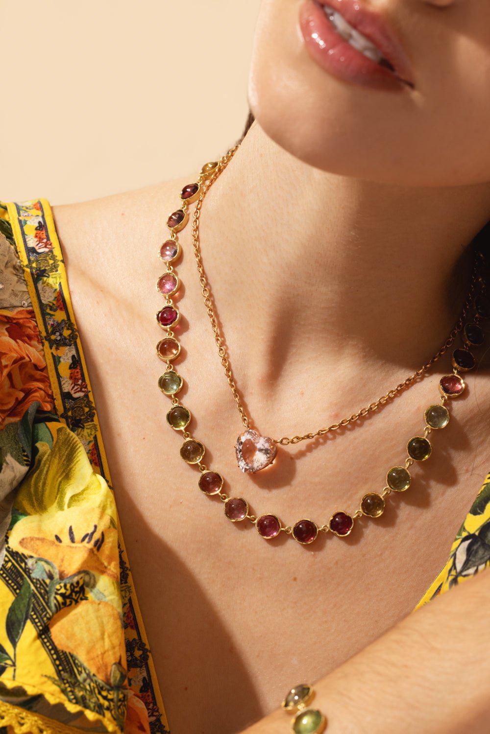 IRENE NEUWIRTH JEWELRY-Love Necklace-ROSE GOLD