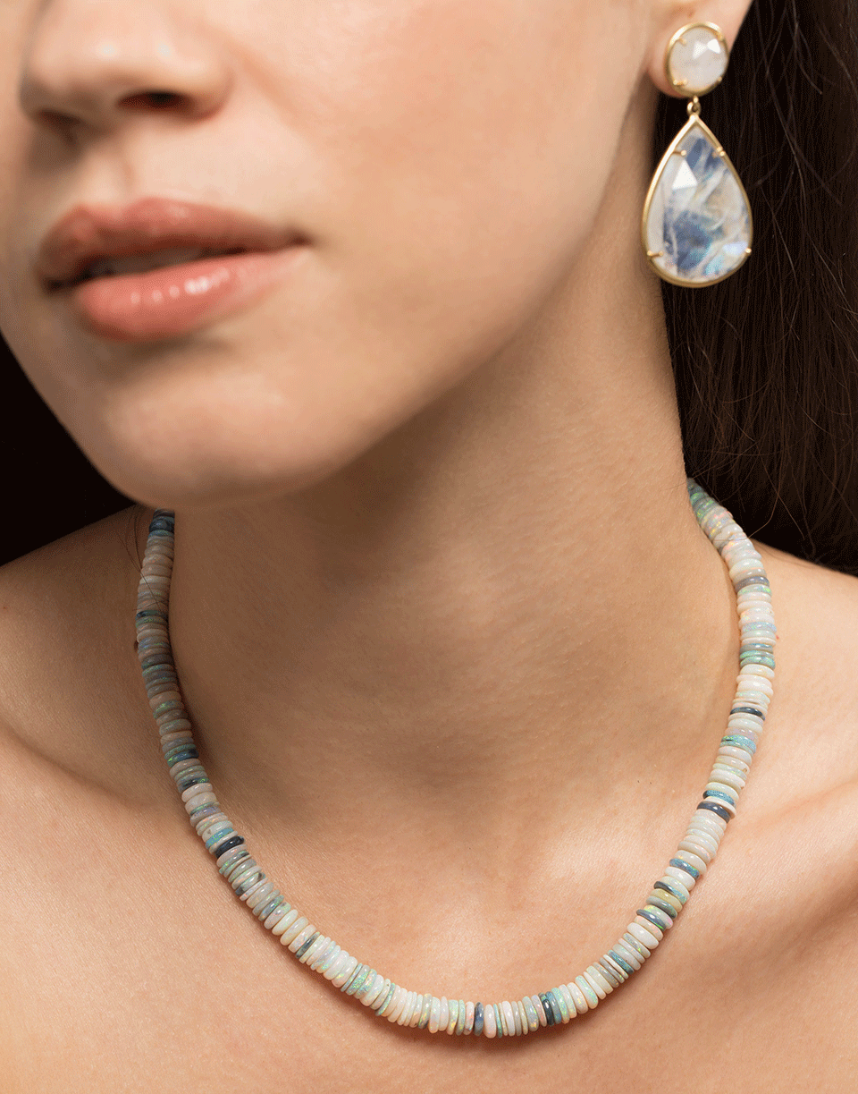 IRENE NEUWIRTH JEWELRY-Opal Bead Necklace-ROSE GOLD