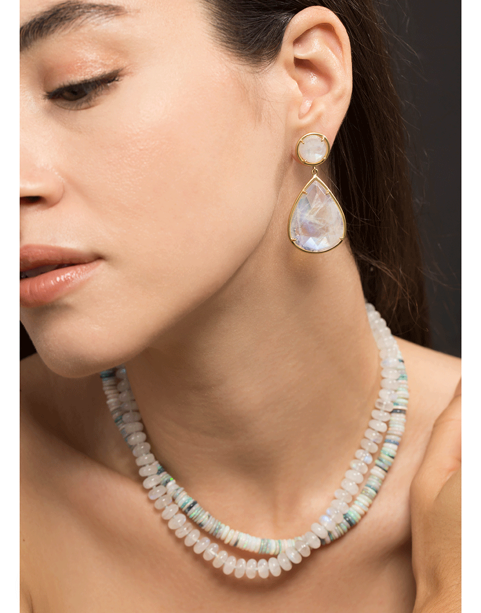 IRENE NEUWIRTH JEWELRY-Opal Bead Necklace-ROSE GOLD