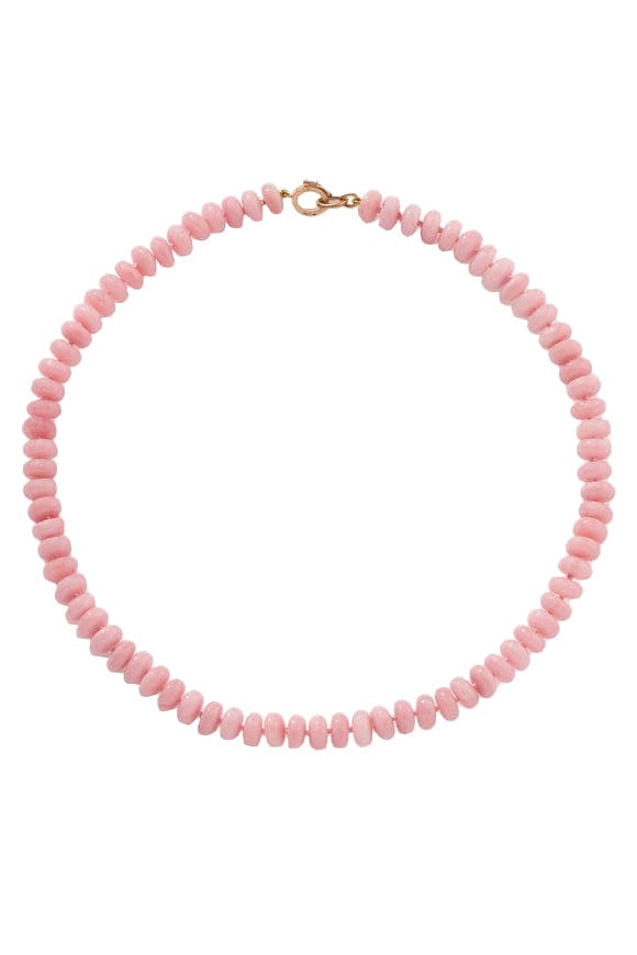 IRENE NEUWIRTH JEWELRY-Pink Opal Bead Necklace-ROSE GOLD
