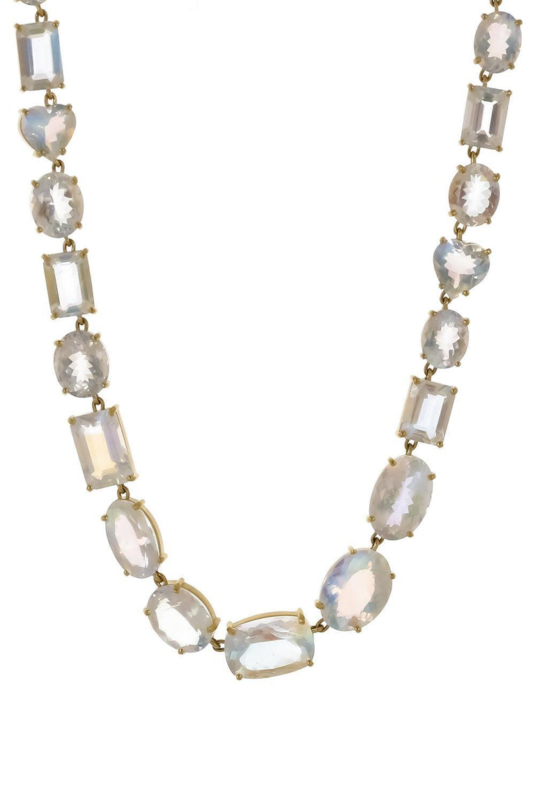 Rainbow Moonstone Gemmy Gem Necklace