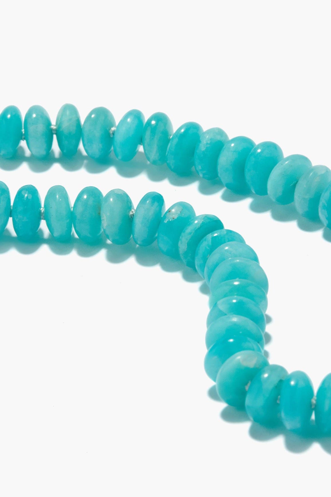 IRENE NEUWIRTH JEWELRY-Amazonite Bead Necklace-YELLOW GOLD