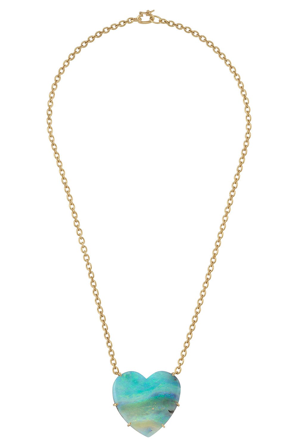 IRENE NEUWIRTH JEWELRY-Love Boulder Heart Necklace-YELLOW GOLD