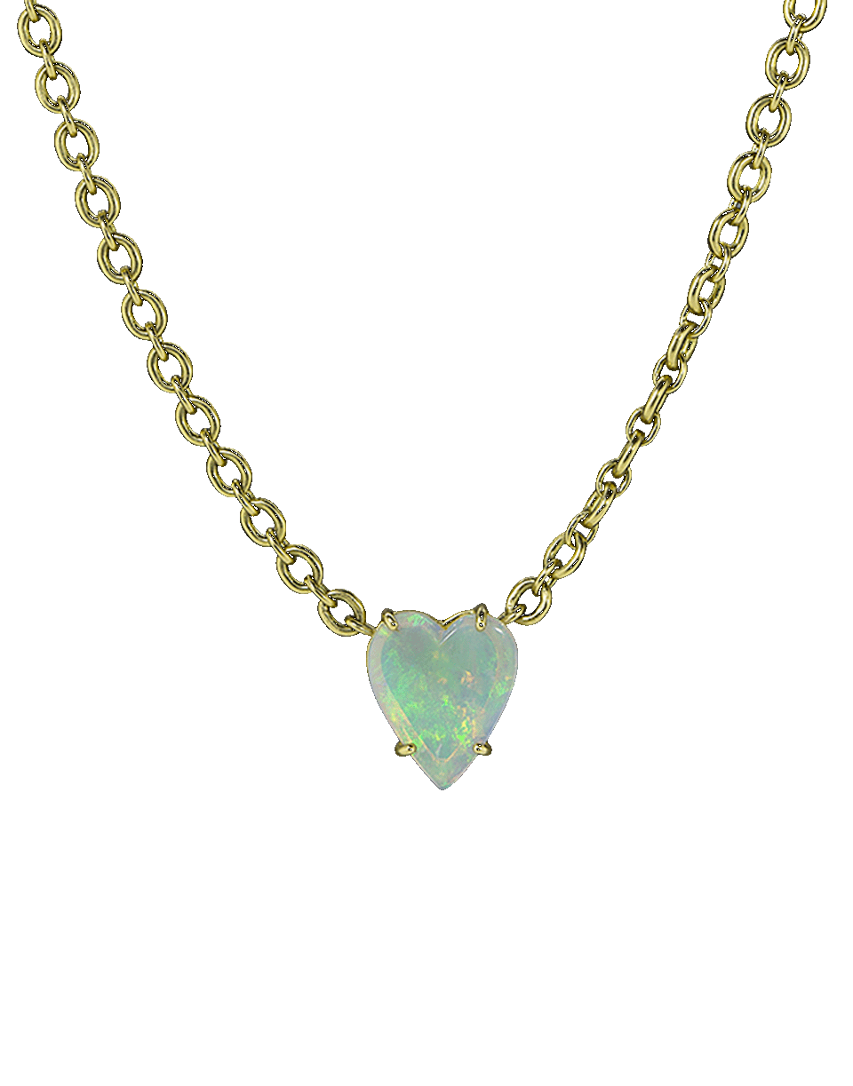 IRENE NEUWIRTH JEWELRY-Opal Heart Necklace-YELLOW GOLD