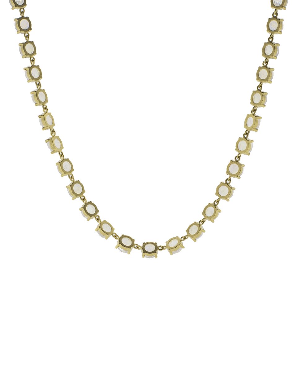 IRENE NEUWIRTH JEWELRY-Rainbow Moonstone Necklace-YELLOW GOLD