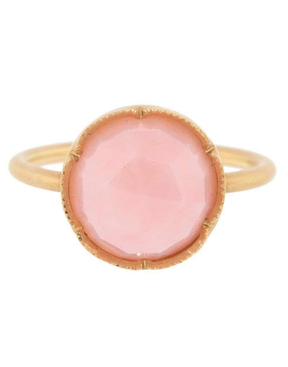IRENE NEUWIRTH JEWELRY-Rose Cut Pink Opal Ring-ROSE GOLD