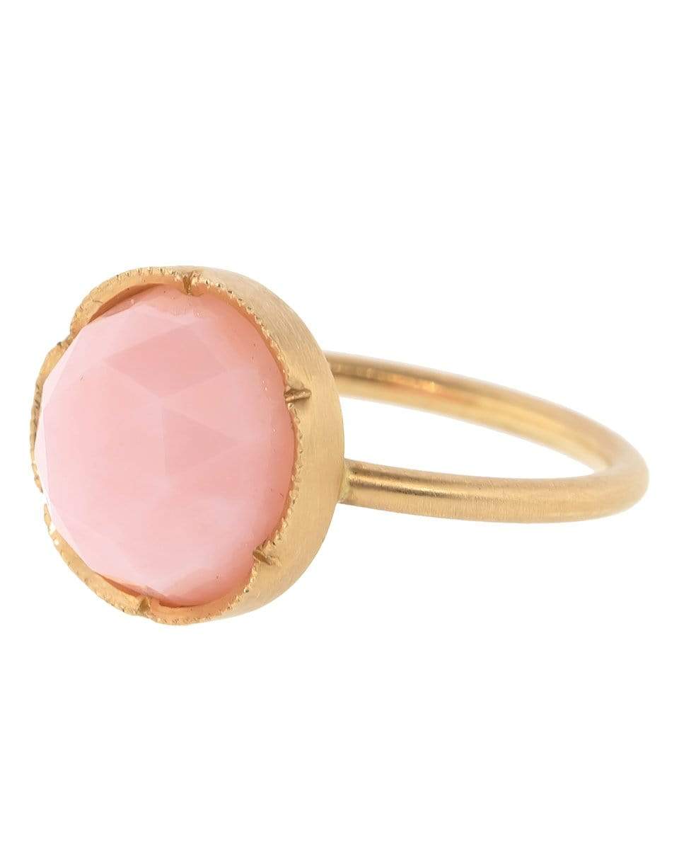IRENE NEUWIRTH JEWELRY-Rose Cut Pink Opal Ring-ROSE GOLD
