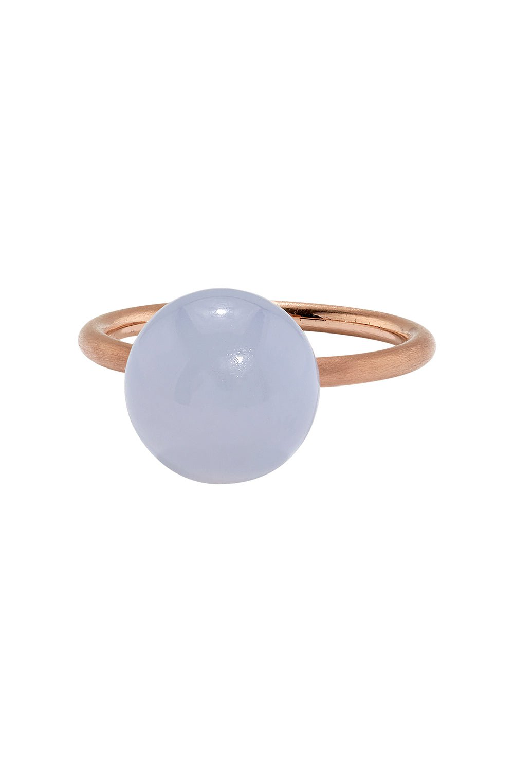 IRENE NEUWIRTH JEWELRY-Chalcedony Gumball Ring-ROSE GOLD