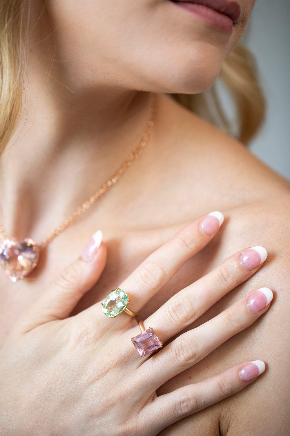 IRENE NEUWIRTH JEWELRY-Gemmy Gem Pink Tourmaline Ring-ROSE GOLD