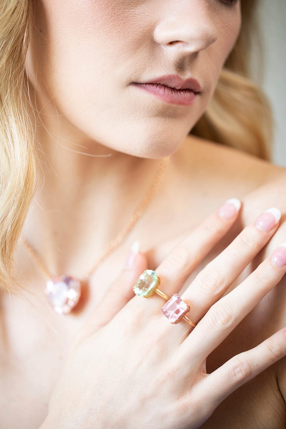 IRENE NEUWIRTH JEWELRY-Gemmy Gem Pink Tourmaline Ring-ROSE GOLD