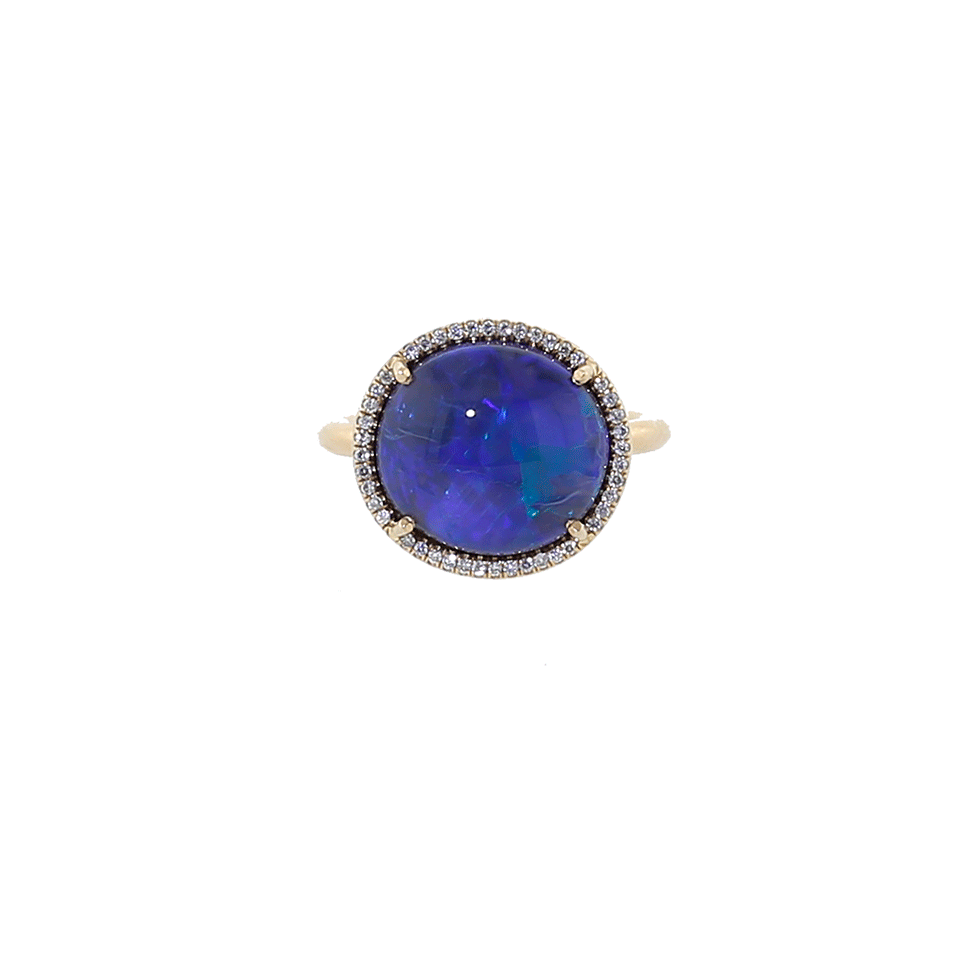 IRENE NEUWIRTH JEWELRY-Opal Diamond Pave Ring-ROSE GOLD