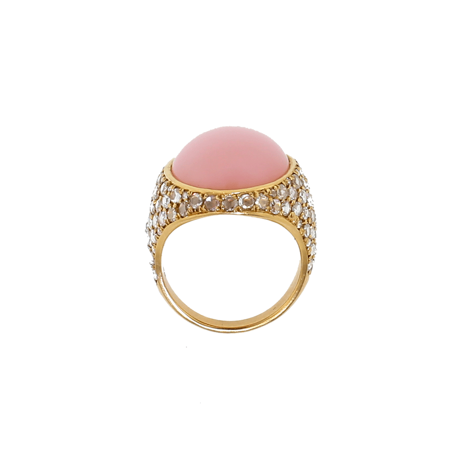 IRENE NEUWIRTH JEWELRY-Pink Opal And Diamond Ring-ROSE GOLD