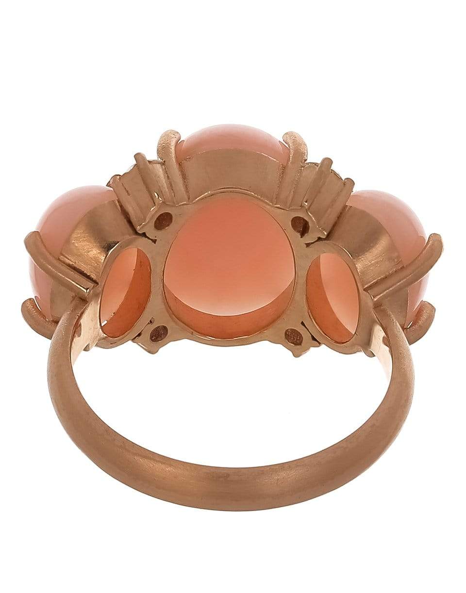 IRENE NEUWIRTH JEWELRY-Three Stone Pink Opal Ring-ROSE GOLD