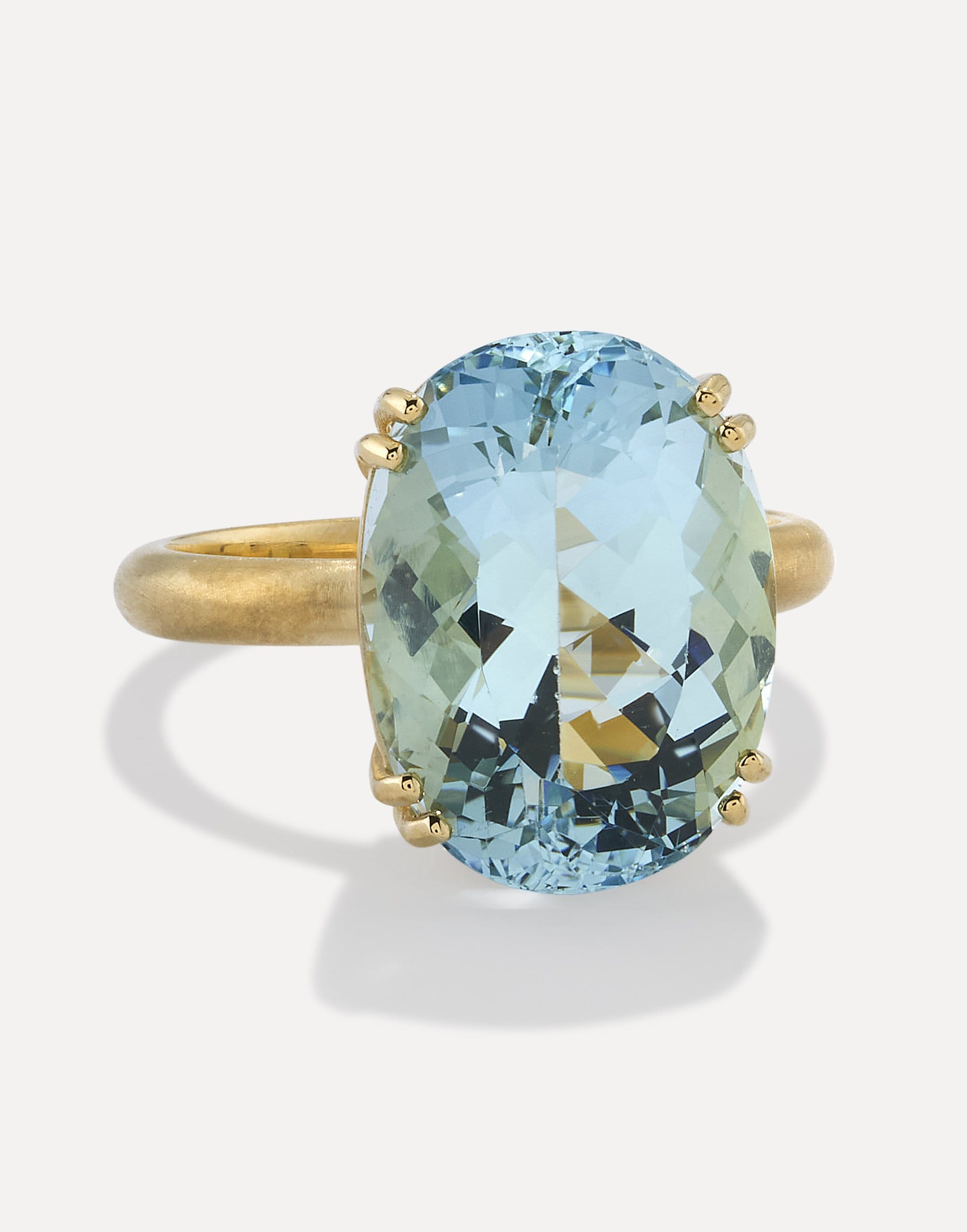 IRENE NEUWIRTH JEWELRY-Gemmy Gem Aquamarine Ring-YELLOW GOLD