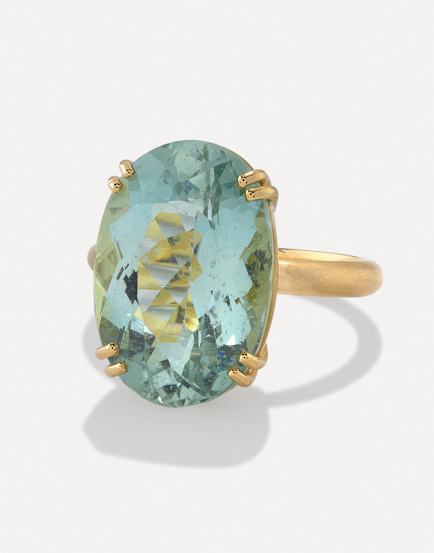 IRENE NEUWIRTH JEWELRY-Gemmy Gem Green Beryl Ring-YELLOW GOLD