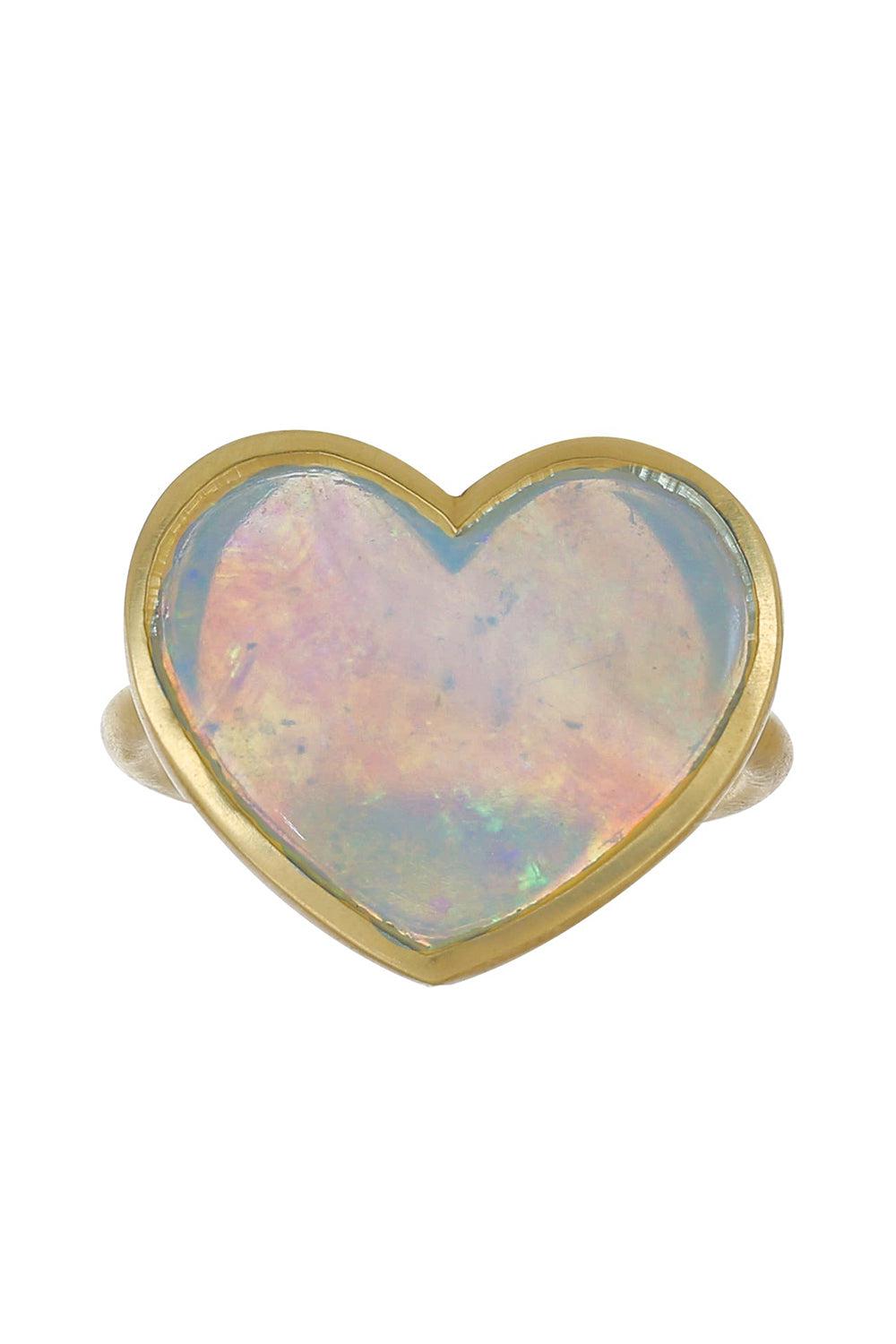IRENE NEUWIRTH JEWELRY-Opal Heart Ring-YELLOW GOLD