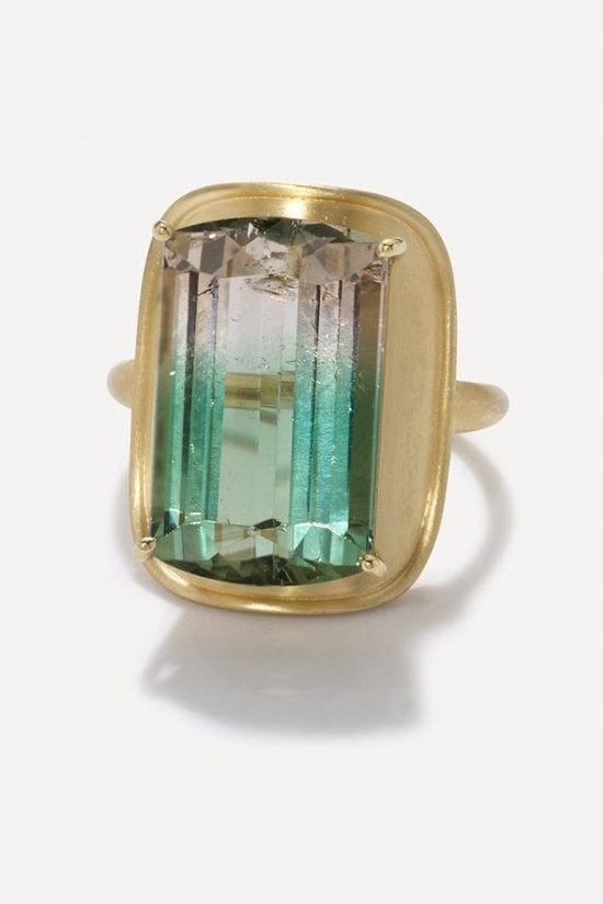 IRENE NEUWIRTH JEWELRY-Gemmy Gem Bicolor Tourmaline Ring-YELLOW GOLD